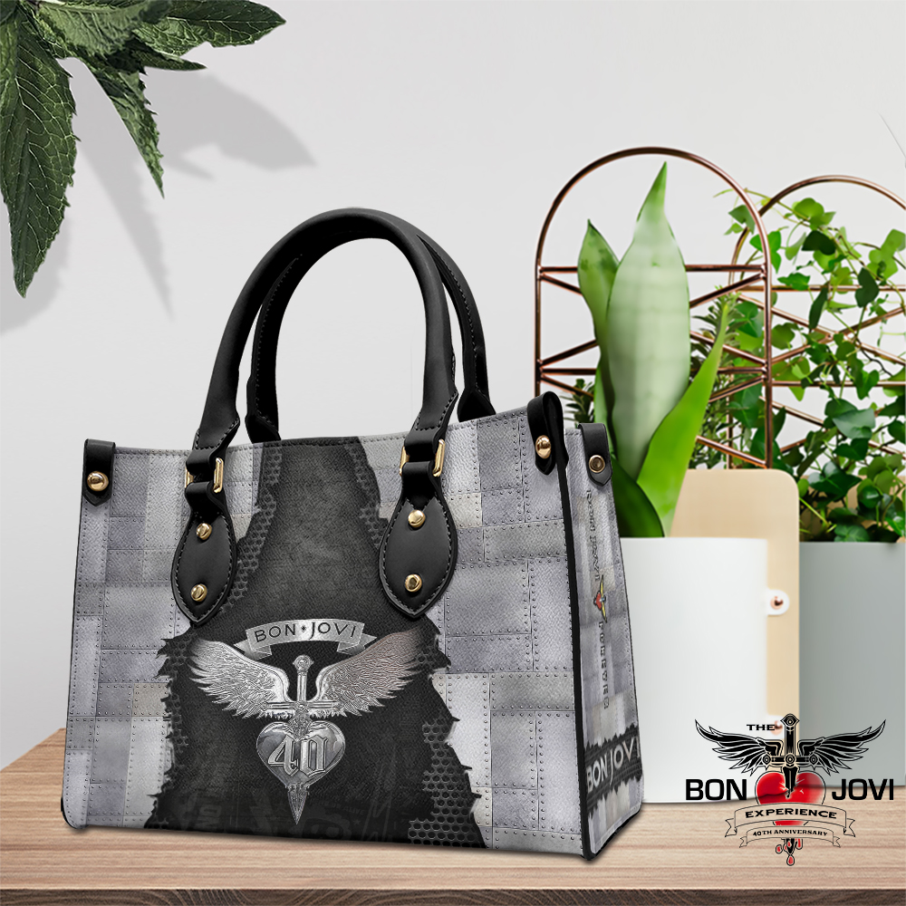 Bon Jovi Music Personalized Style Leather Handbag