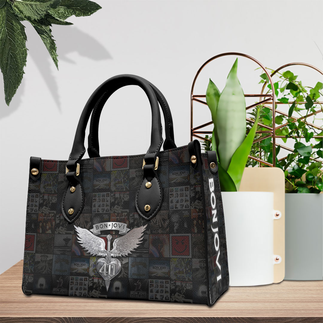 Bon Jovi Music Personalized Style Leather Handbag