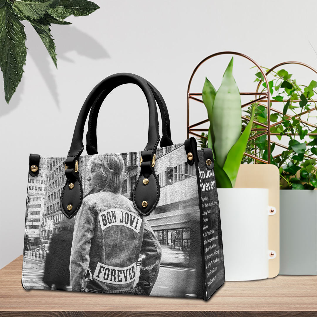 Bon Jovi Music Personalized Style Leather Handbag