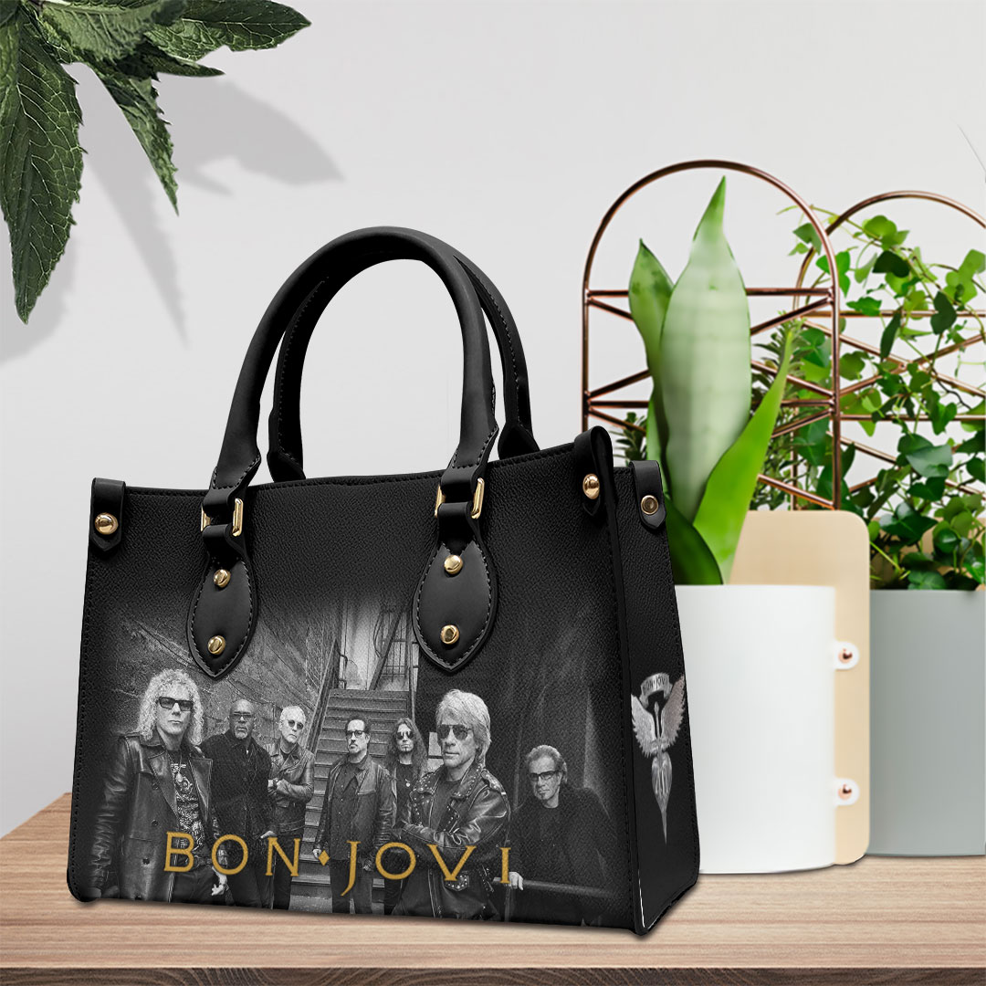 Bon Jovi Music Personalized Style Leather Handbag