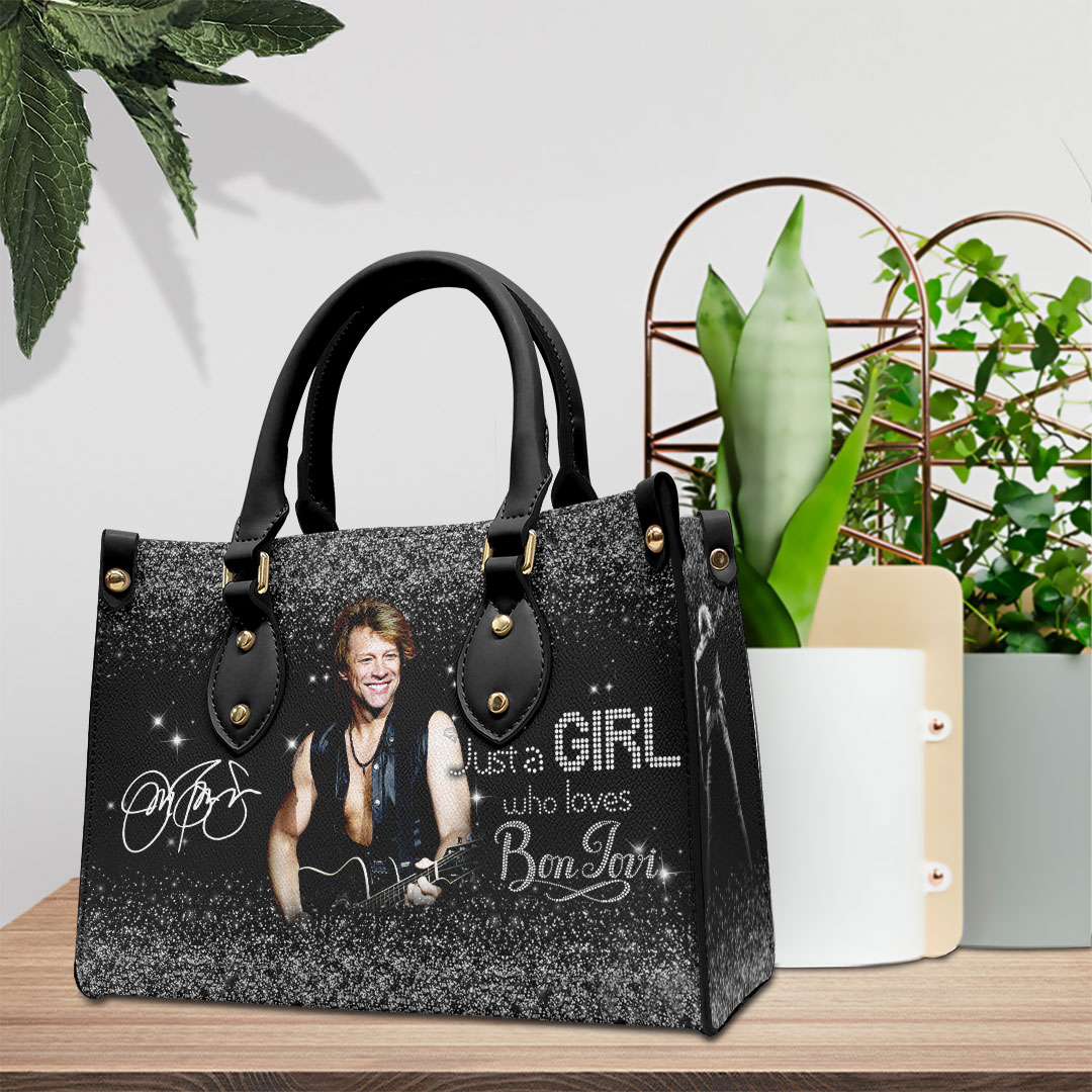Bon Jovi Music Personalized Style Leather Handbag