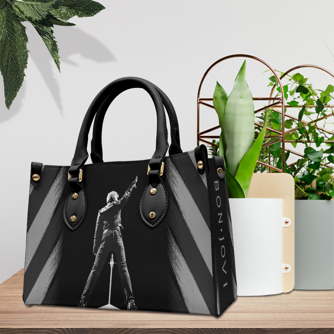 Bon Jovi Music Personalized Style Leather Handbag