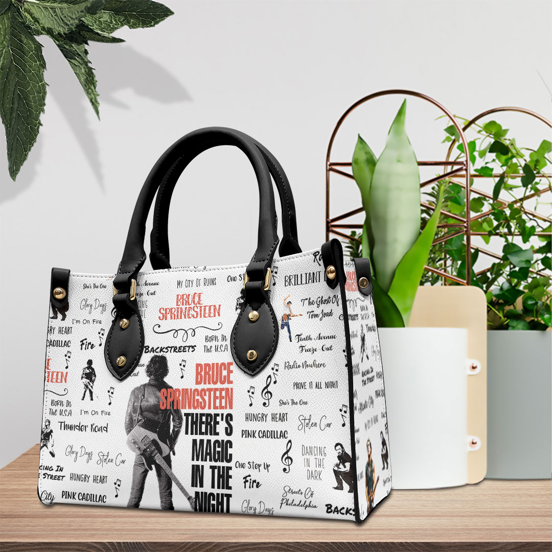 Bruce Springsteen Music Personalized Style Leather Handbag
