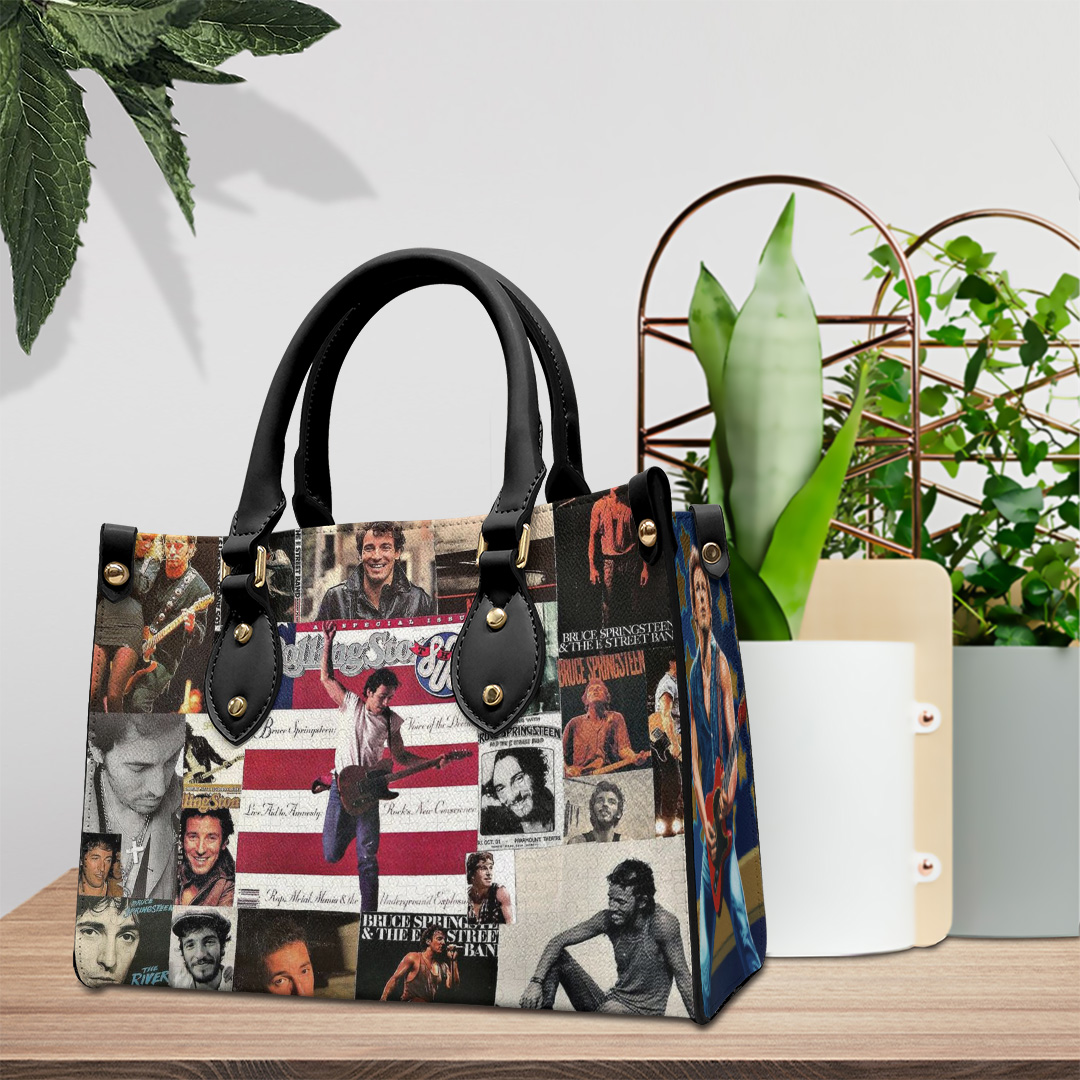 Bruce Springsteen Music Personalized Style Leather Handbag