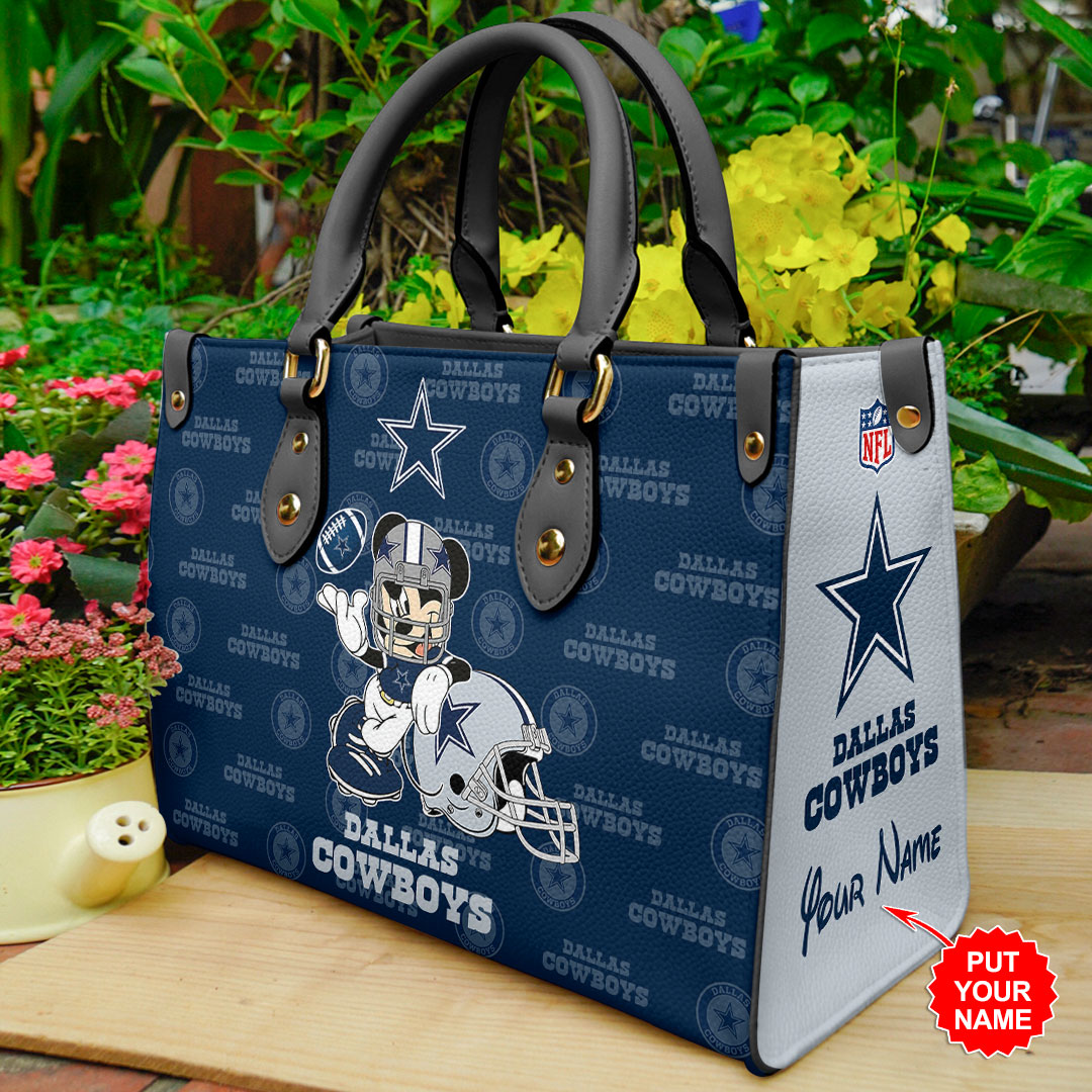 Dallas Cowboys NFL Personalized Style Leather Handbag