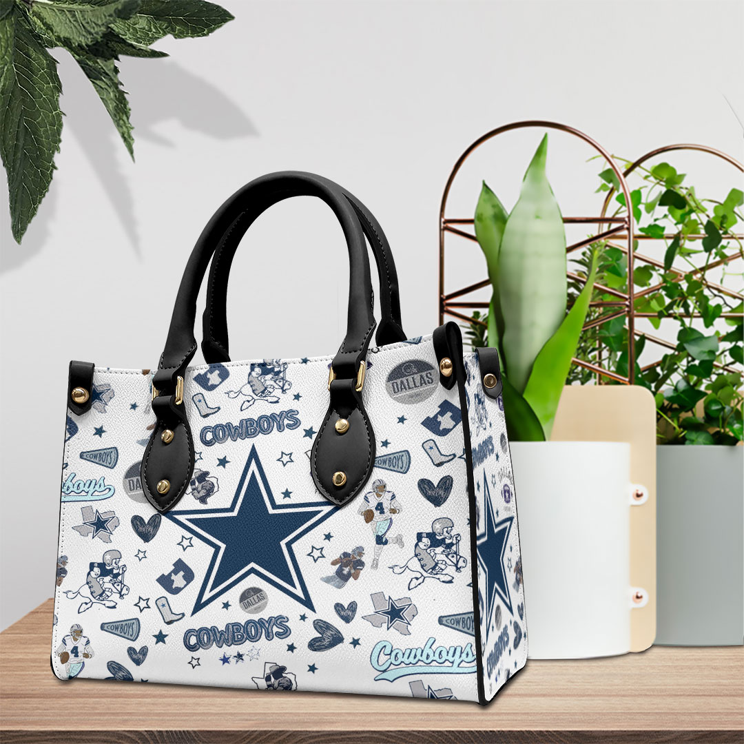 Dallas Cowboys NFL Personalized Style Leather Handbag