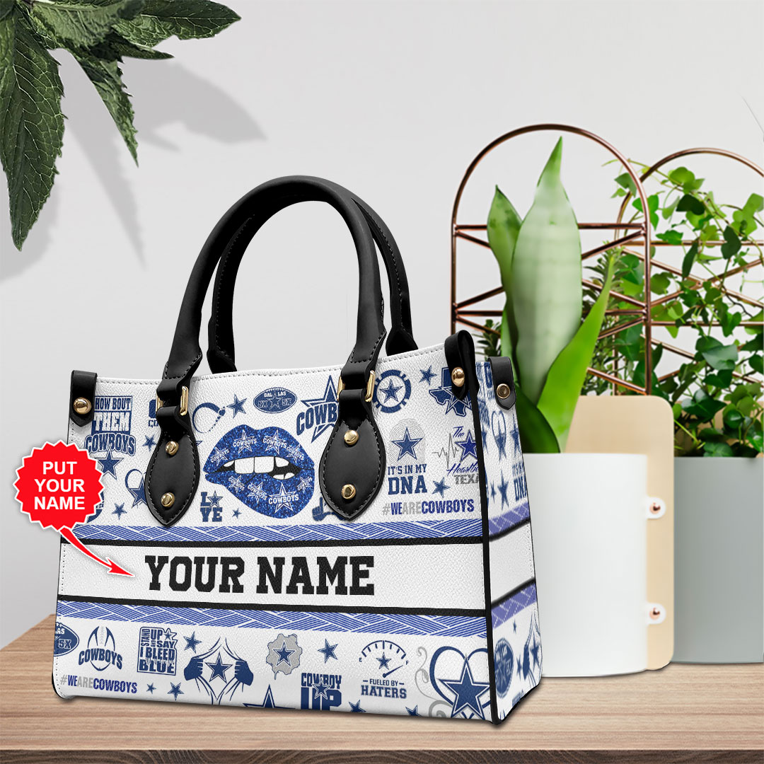 Dallas Cowboys NFL Personalized Style Leather Handbag
