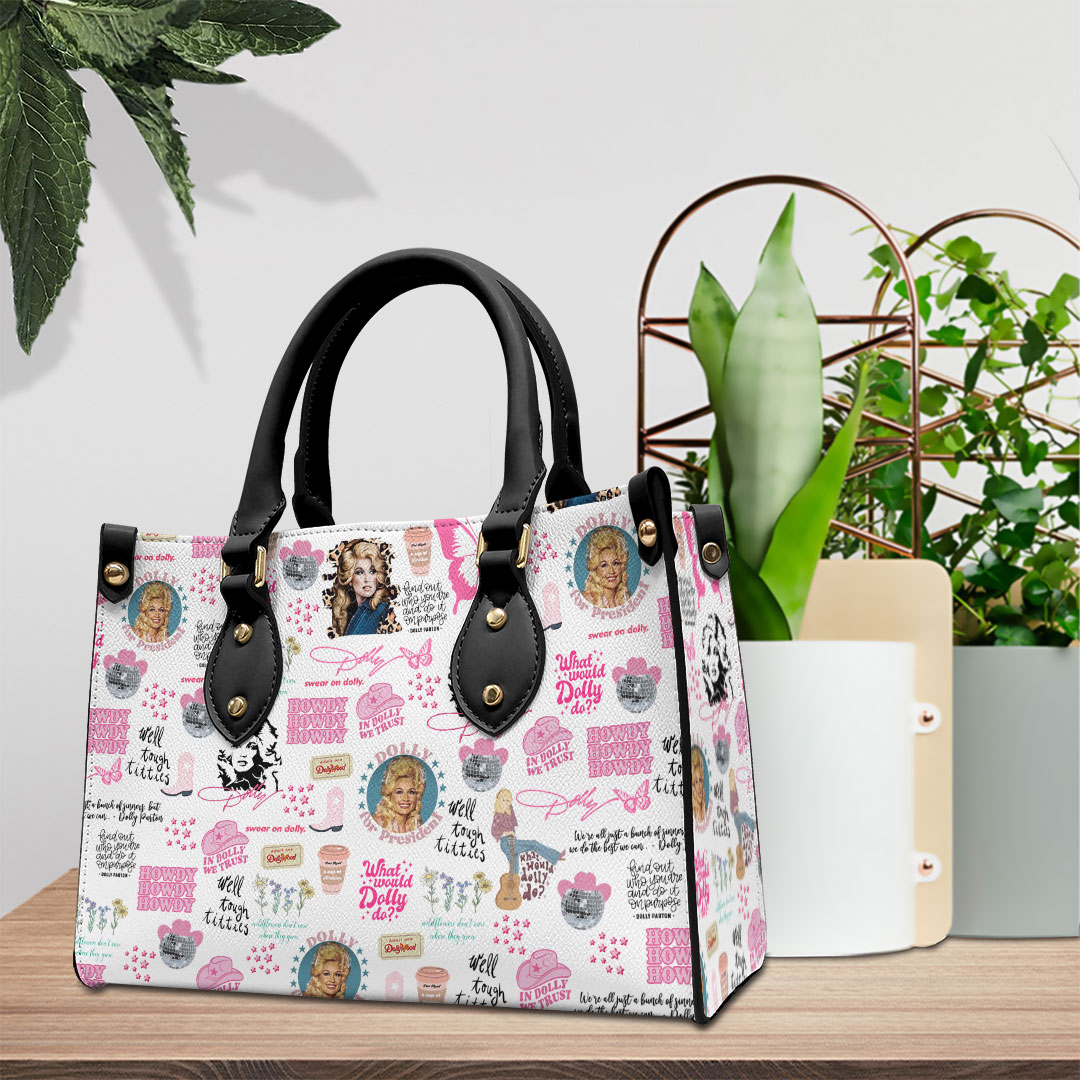 Dolly Parton Music Personalized Style Leather Handbag