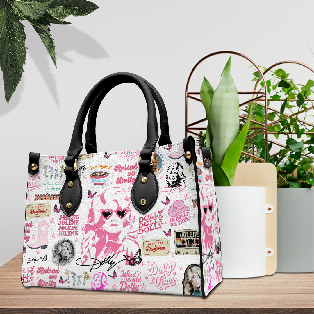 Dolly Parton Music Personalized Style Leather Handbag
