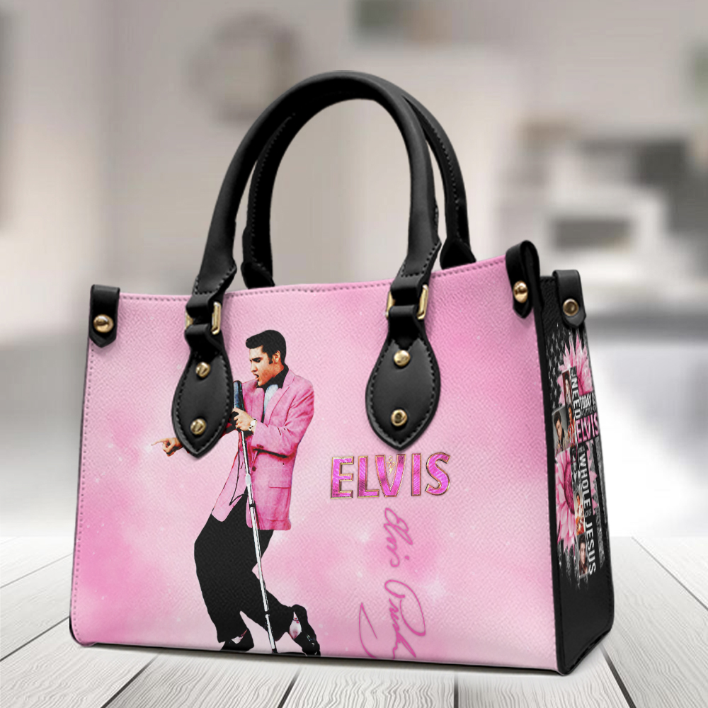 Elvis Presley Music Personalized Style Leather Handbag