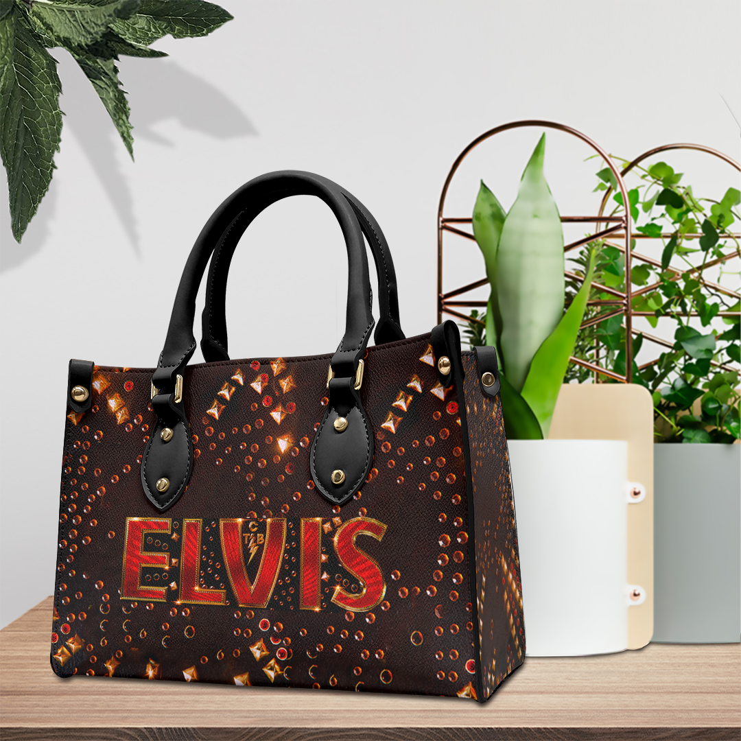 Elvis Presley Music Personalized Style Leather Handbag