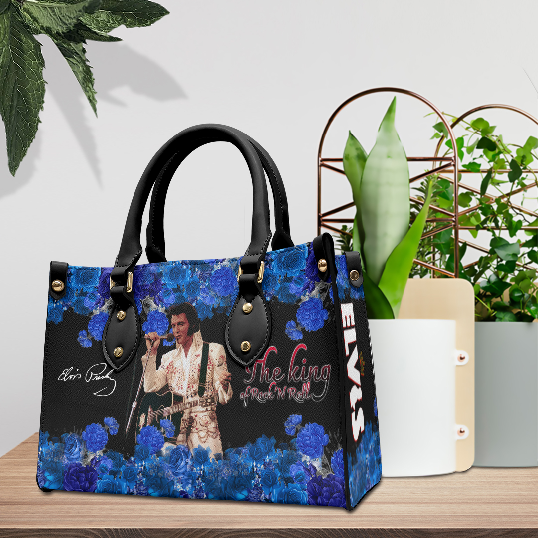 Elvis Presley Music Personalized Style Leather Handbag