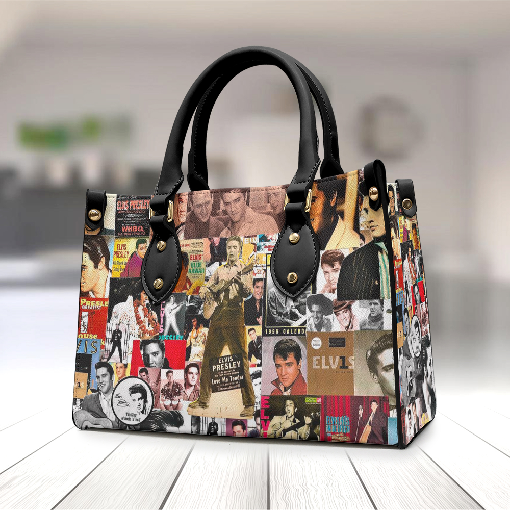 Elvis Presley Music Personalized Style Leather Handbag