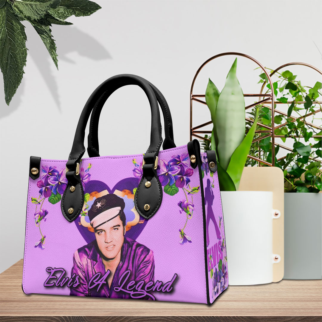 Elvis Presley Music Personalized Style Leather Handbag