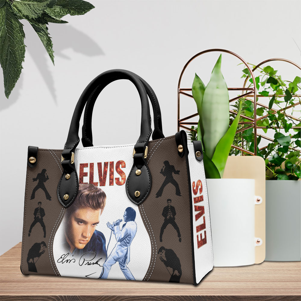 Elvis Presley Music Personalized Style Leather Handbag