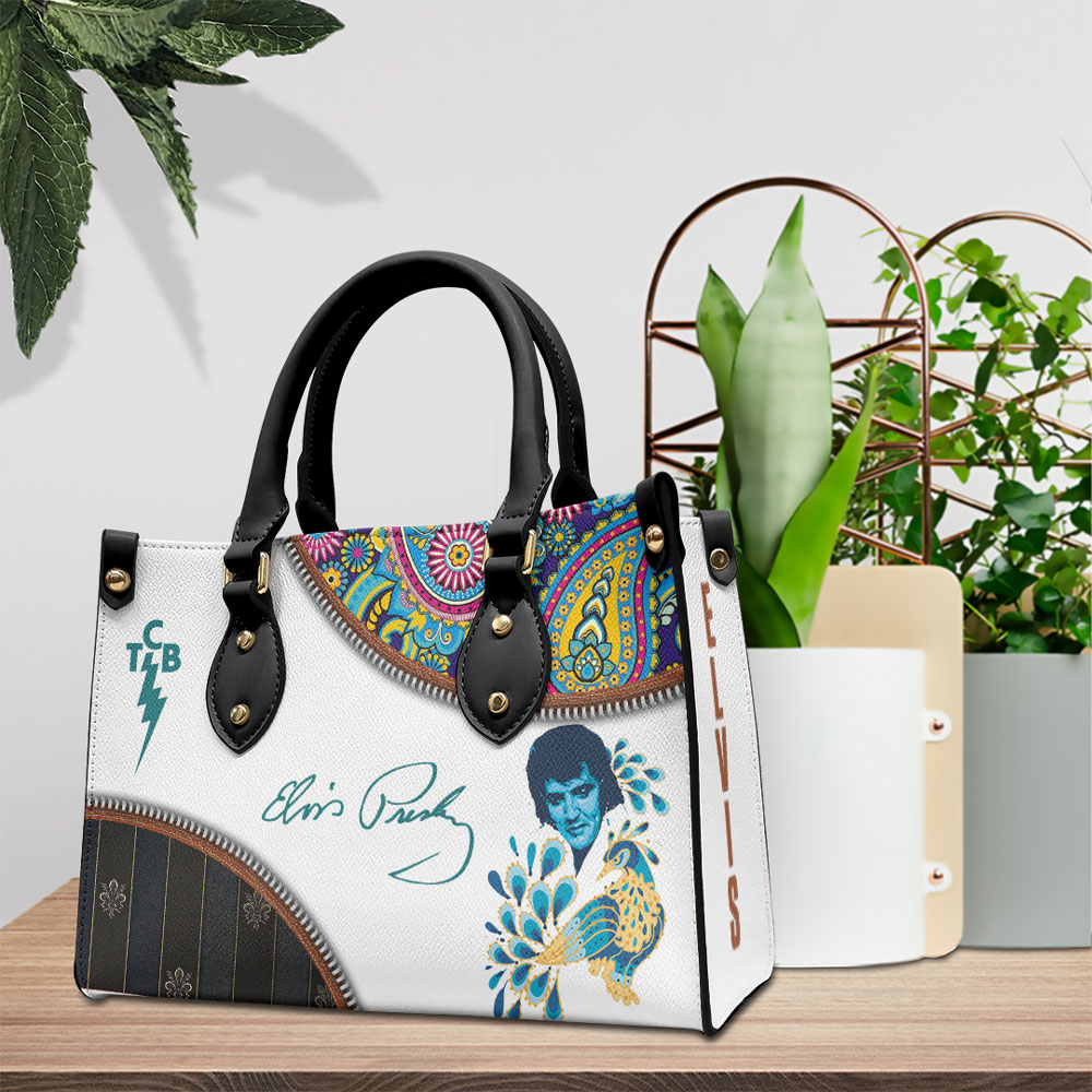 Elvis Presley Music Personalized Style Leather Handbag