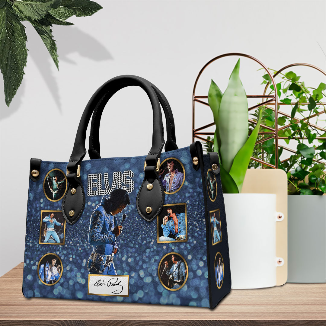 Elvis Presley Music Personalized Style Leather Handbag