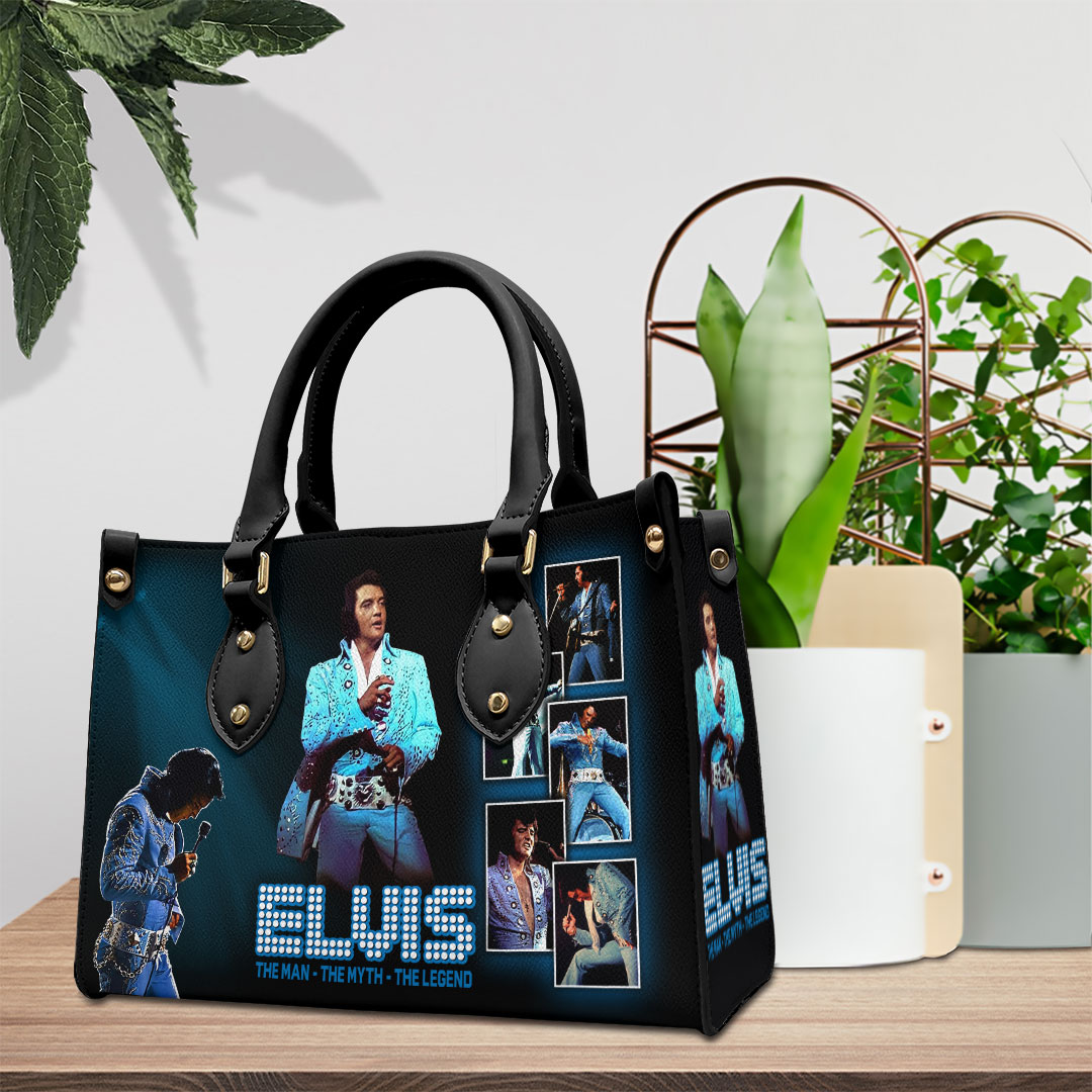 Elvis Presley Music Personalized Style Leather Handbag
