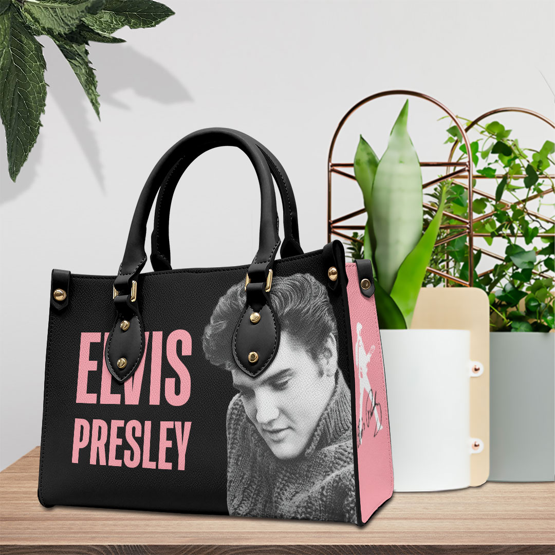 Elvis Presley Music Personalized Style Leather Handbag