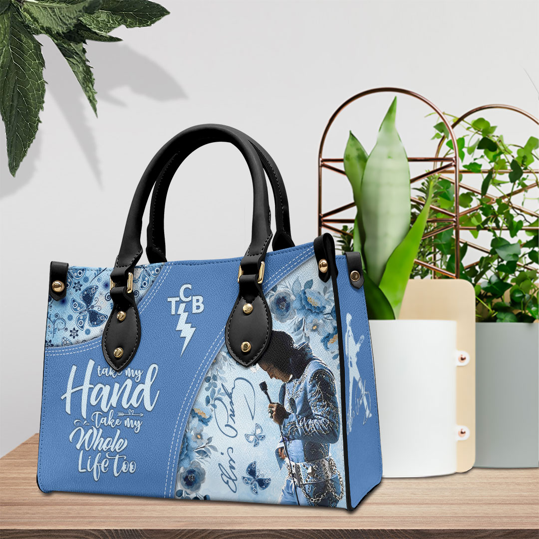 Elvis Presley Music Personalized Style Leather Handbag