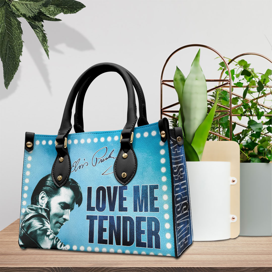 Elvis Presley Music Personalized Style Leather Handbag