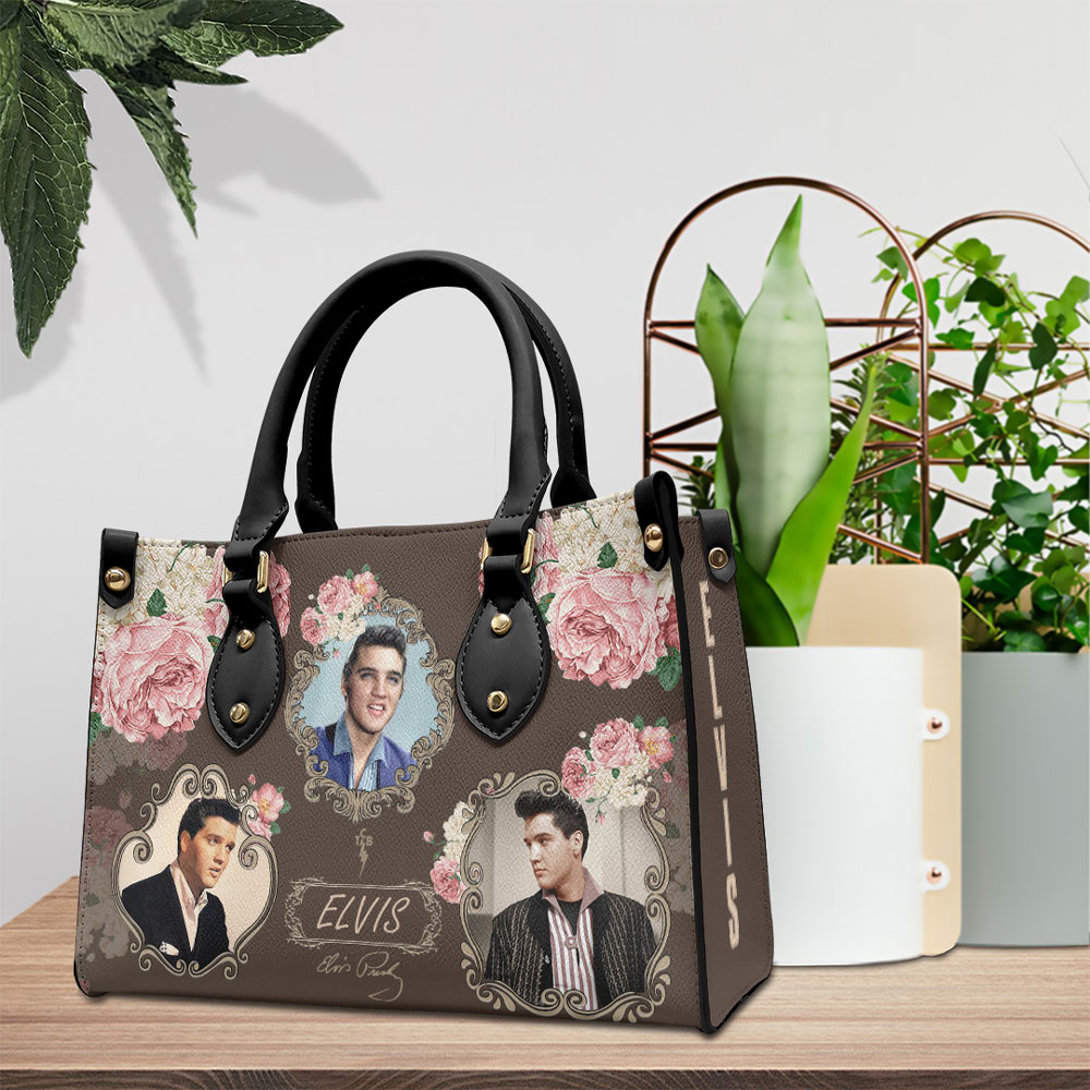 Elvis Presley Music Personalized Style Leather Handbag