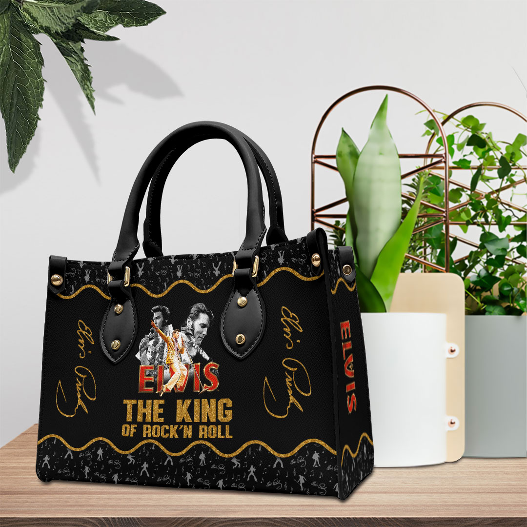 Elvis Presley Music Personalized Style Leather Handbag