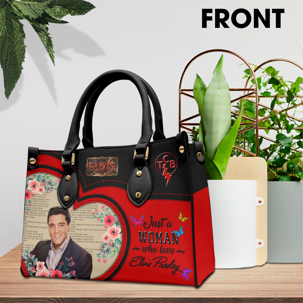 Elvis Presley Music Personalized Style Leather Handbag