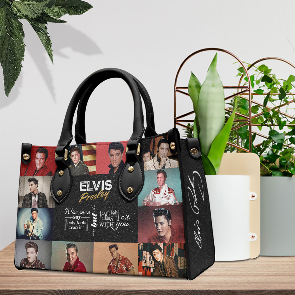 Elvis Presley Music Personalized Style Leather Handbag