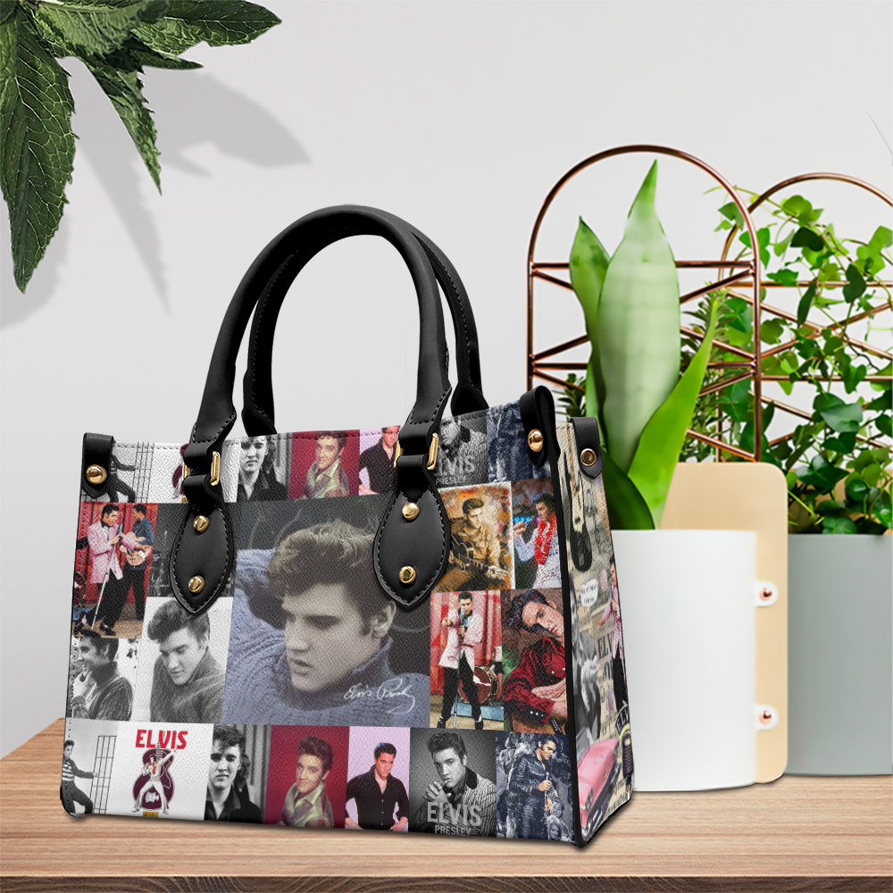 Elvis Presley Music Personalized Style Leather Handbag