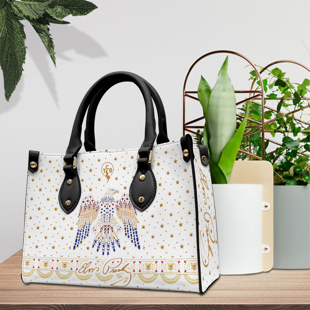 Elvis Presley Music Personalized Style Leather Handbag