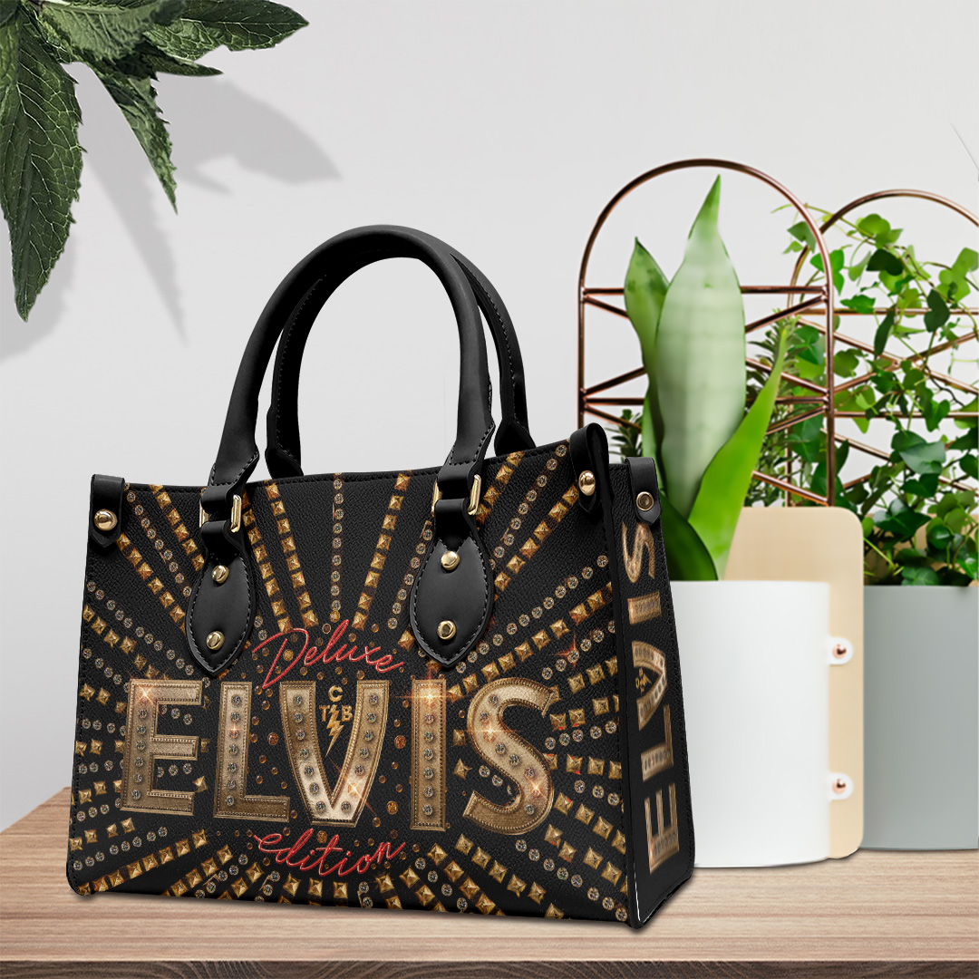 Elvis Presley Music Personalized Style Leather Handbag