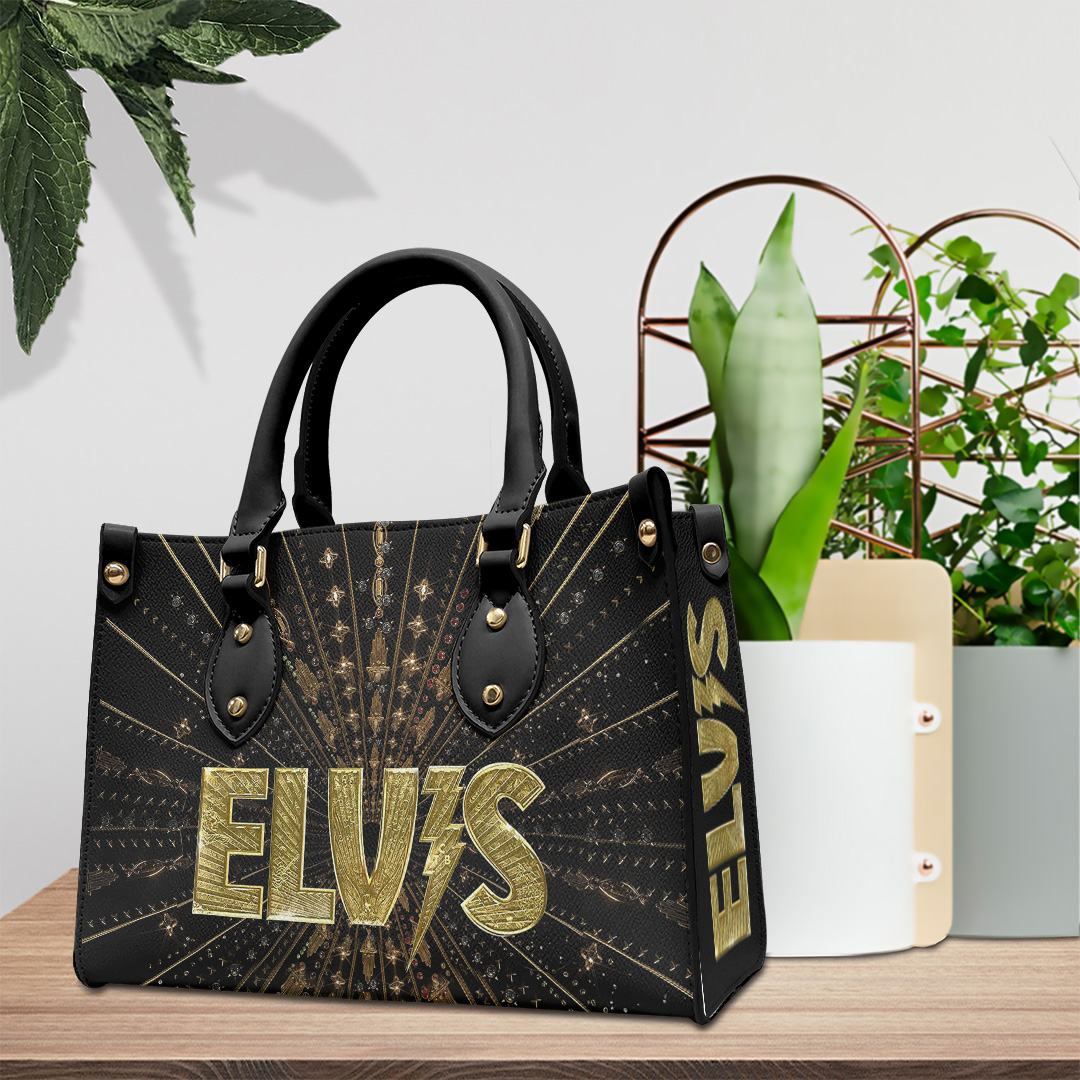 Elvis Presley Music Personalized Style Leather Handbag
