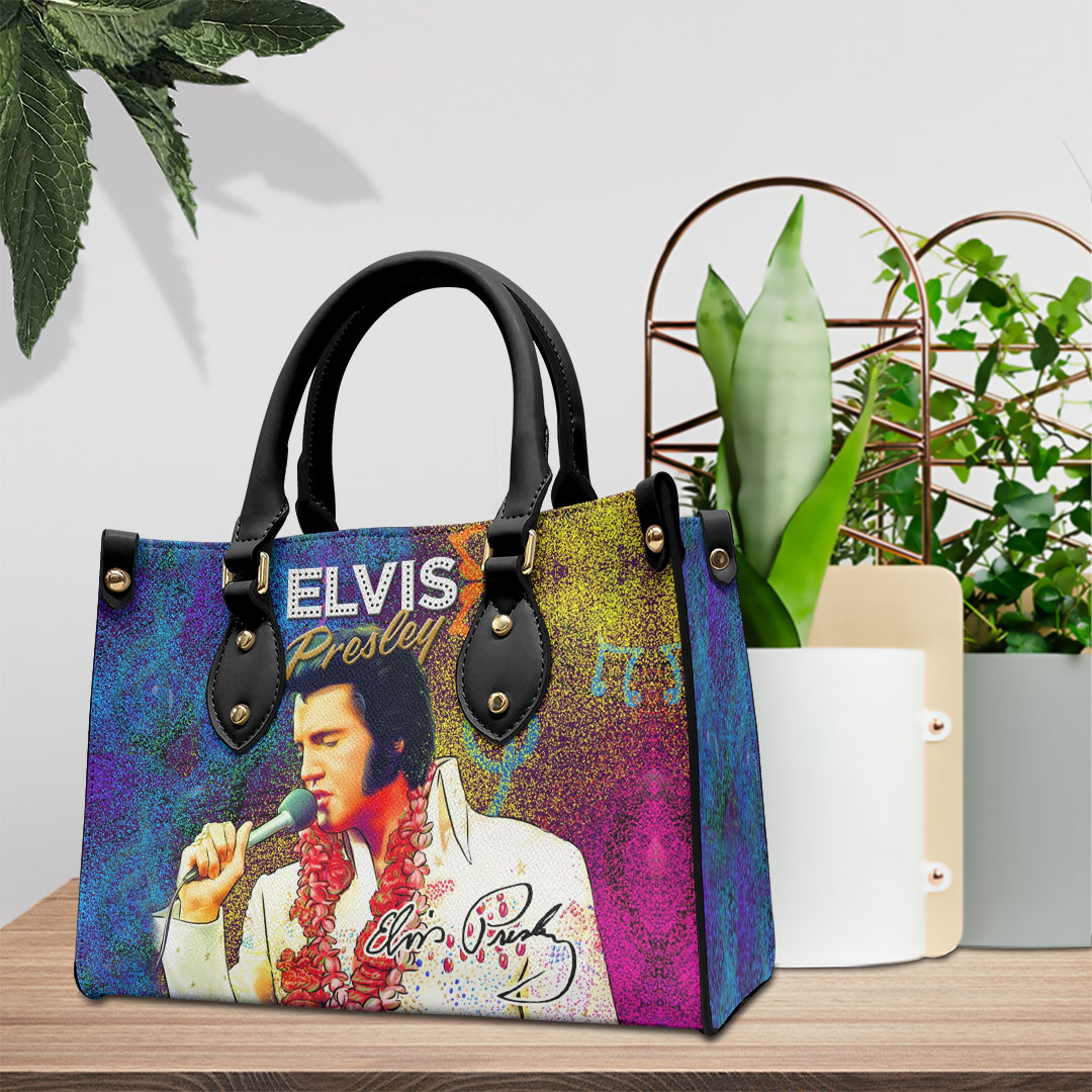 Elvis Presley Music Personalized Style Leather Handbag