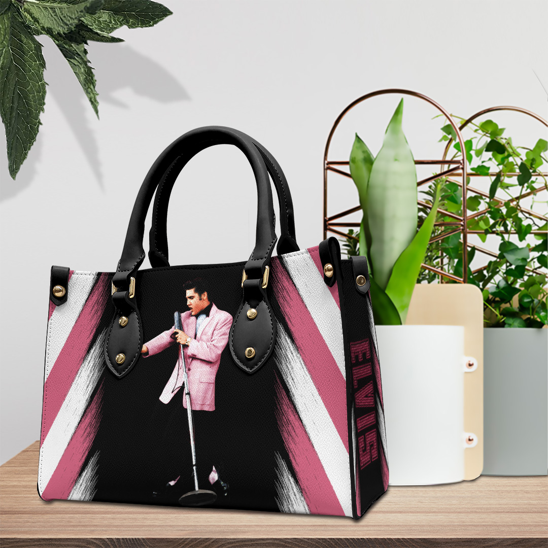 Elvis Presley Music Personalized Style Leather Handbag