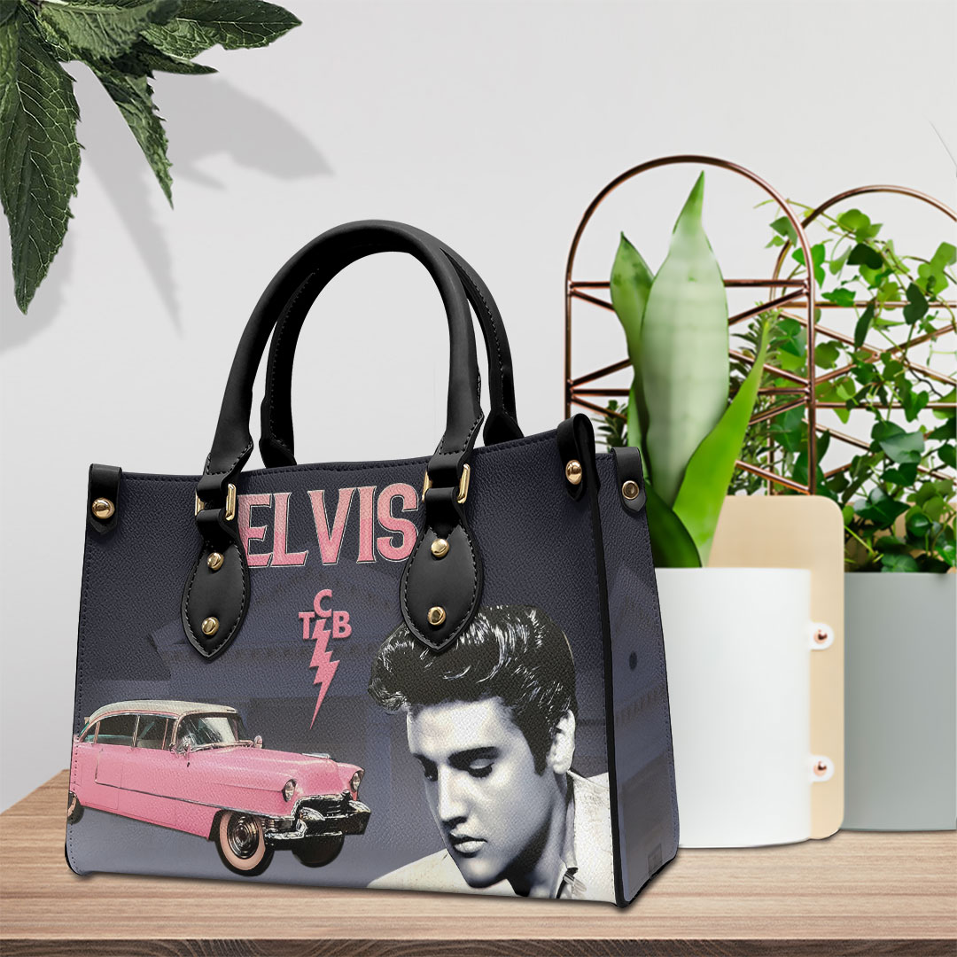 Elvis Presley Music Personalized Style Leather Handbag