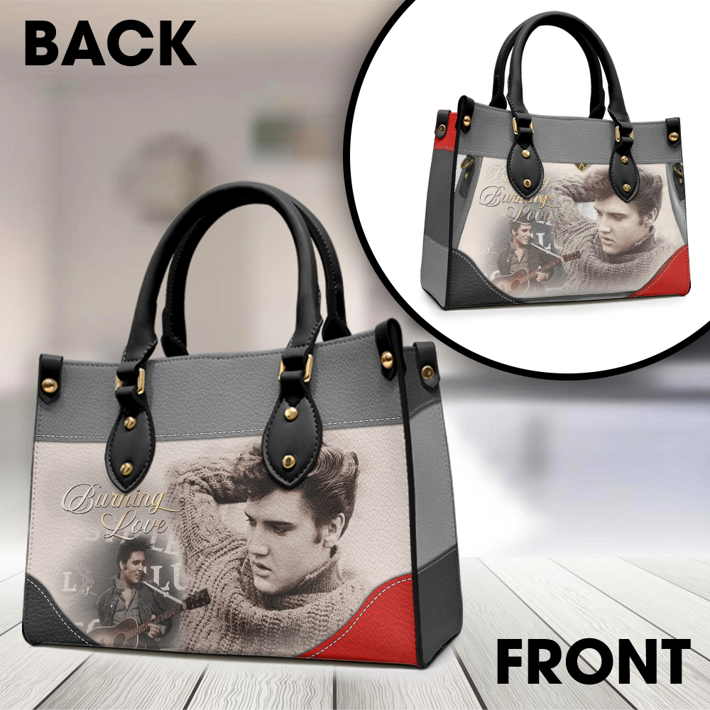 Elvis Presley Music Personalized Style Leather Handbag