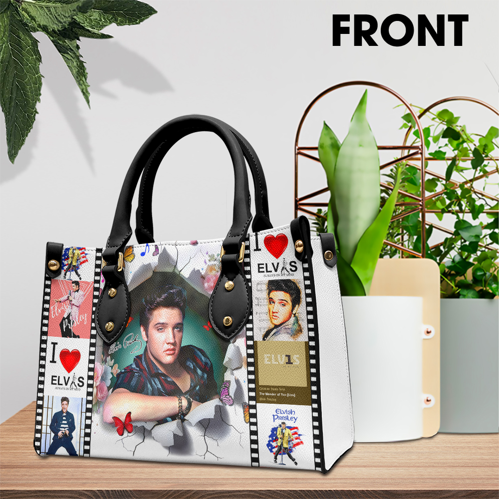 Elvis Presley Music Personalized Style Leather Handbag