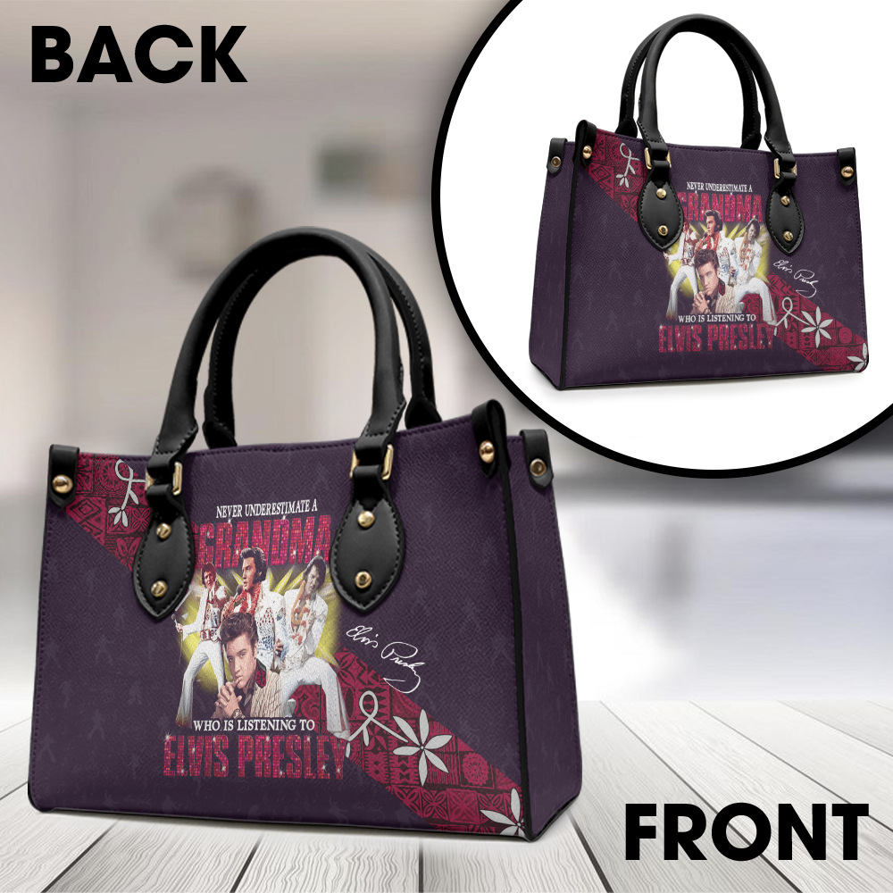Elvis Presley Music Personalized Style Leather Handbag
