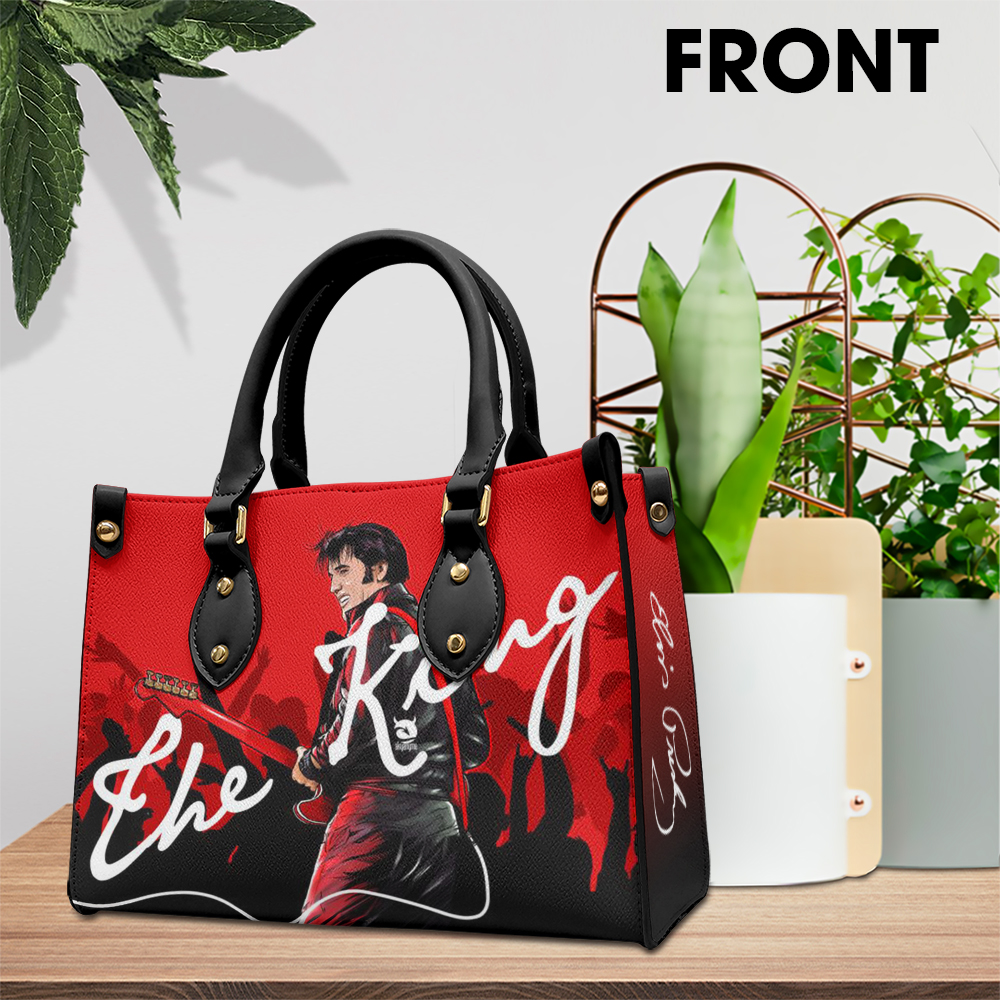 Elvis Presley Music Personalized Style Leather Handbag