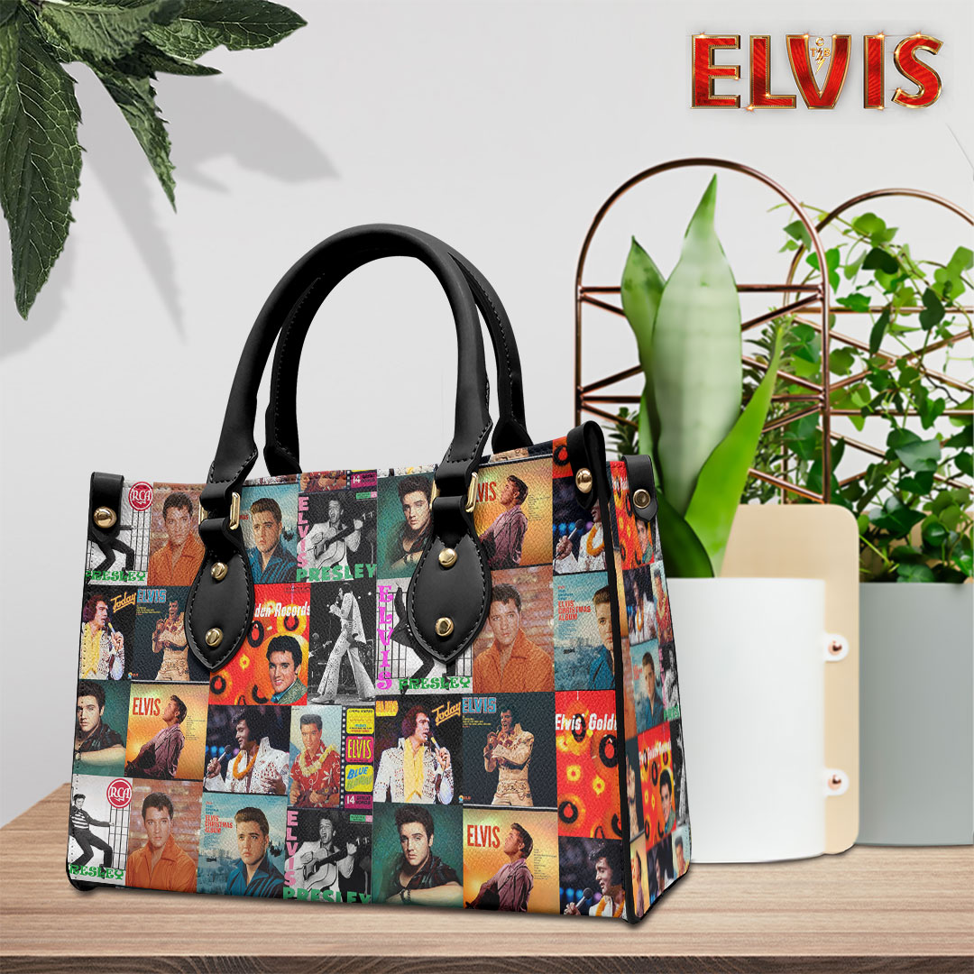 Elvis Presley Music Personalized Style Leather Handbag