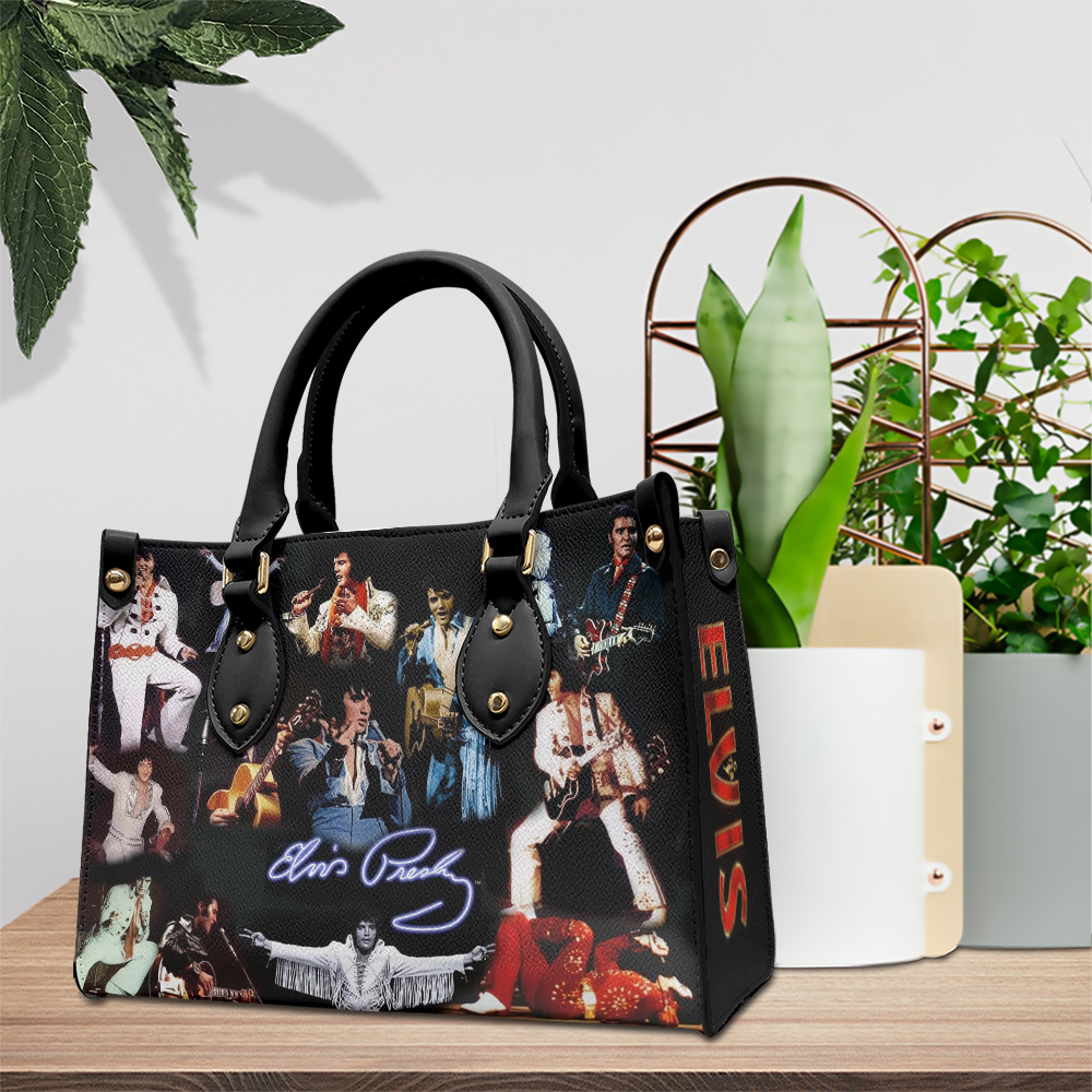 Elvis Presley Music Personalized Style Leather Handbag