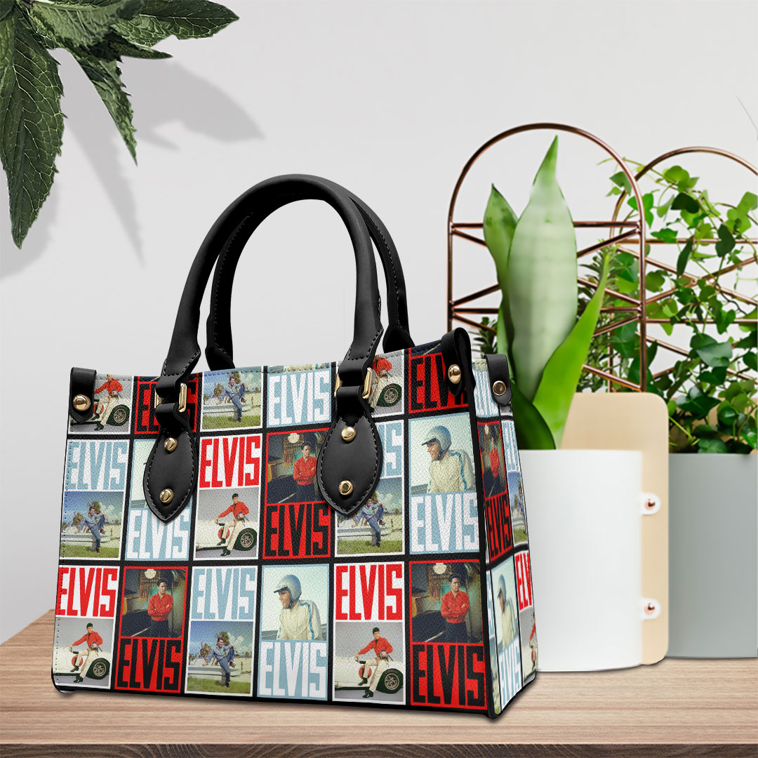 Elvis Presley Music Personalized Style Leather Handbag