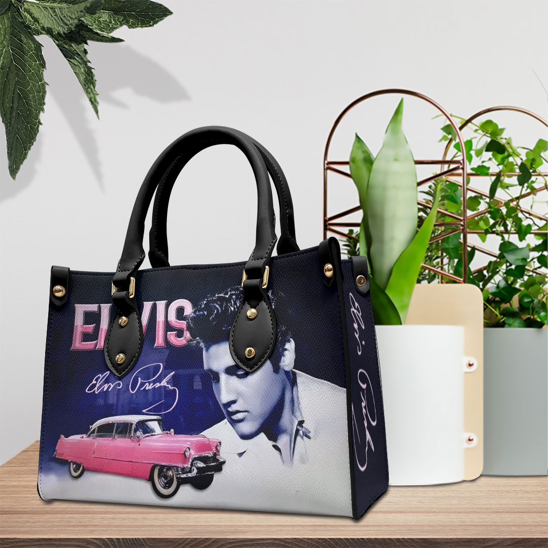 Elvis Presley Music Personalized Style Leather Handbag