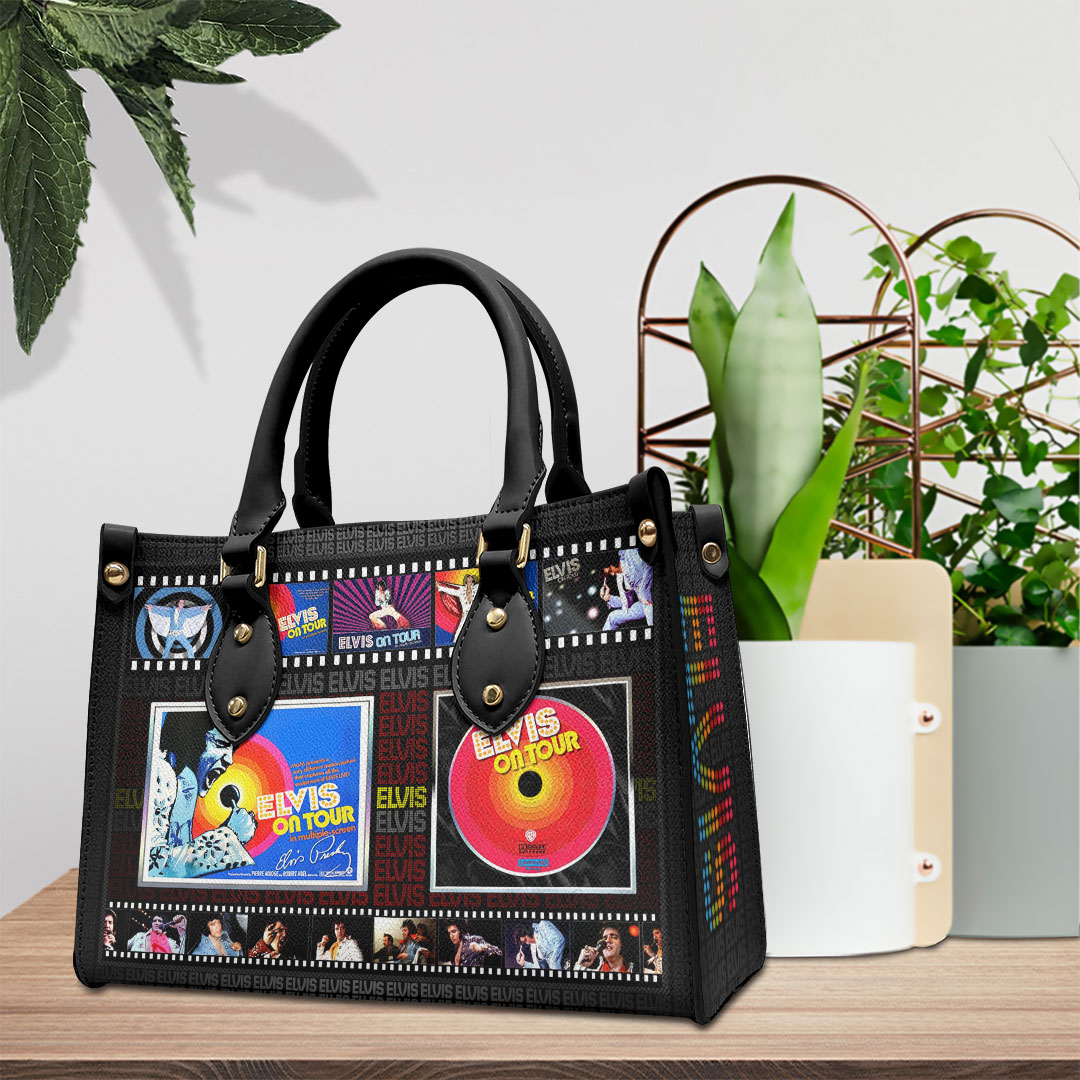 Elvis Presley Music Personalized Style Leather Handbag