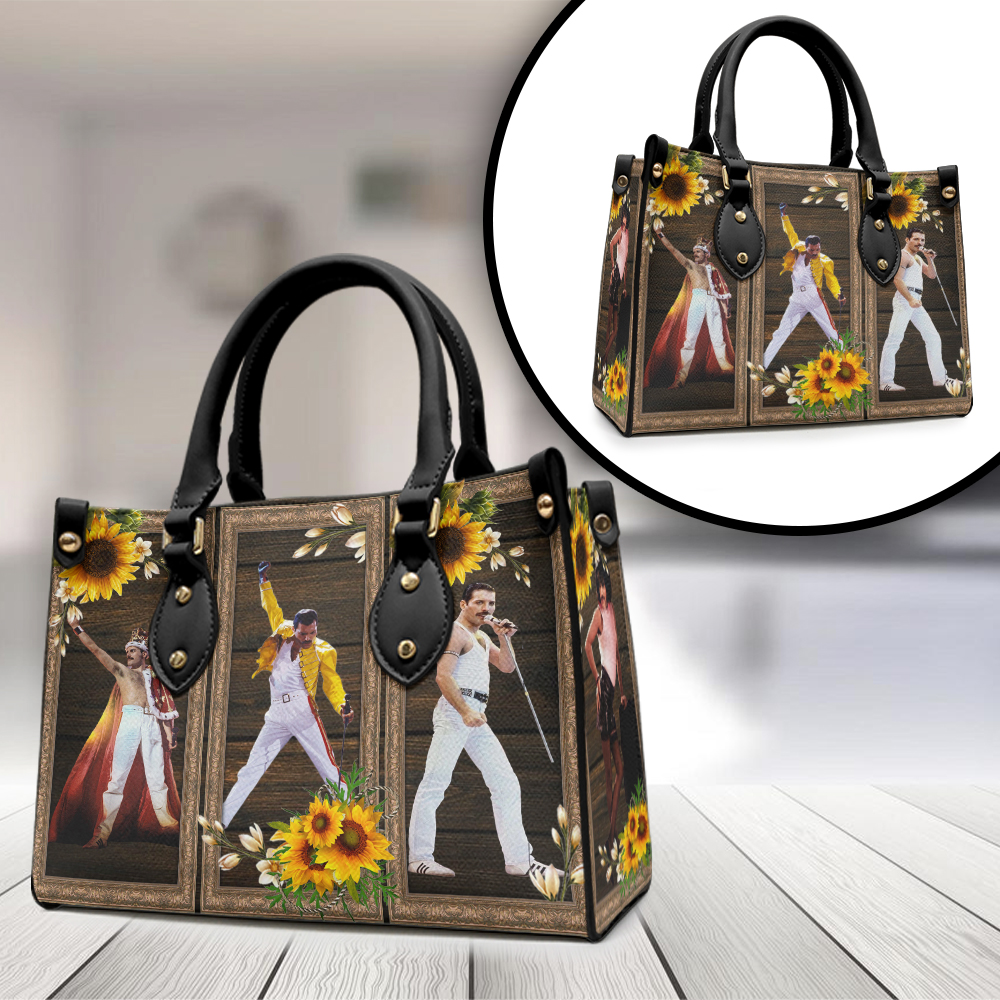 Freddie Mercury Music Personalized Style Leather Handbag