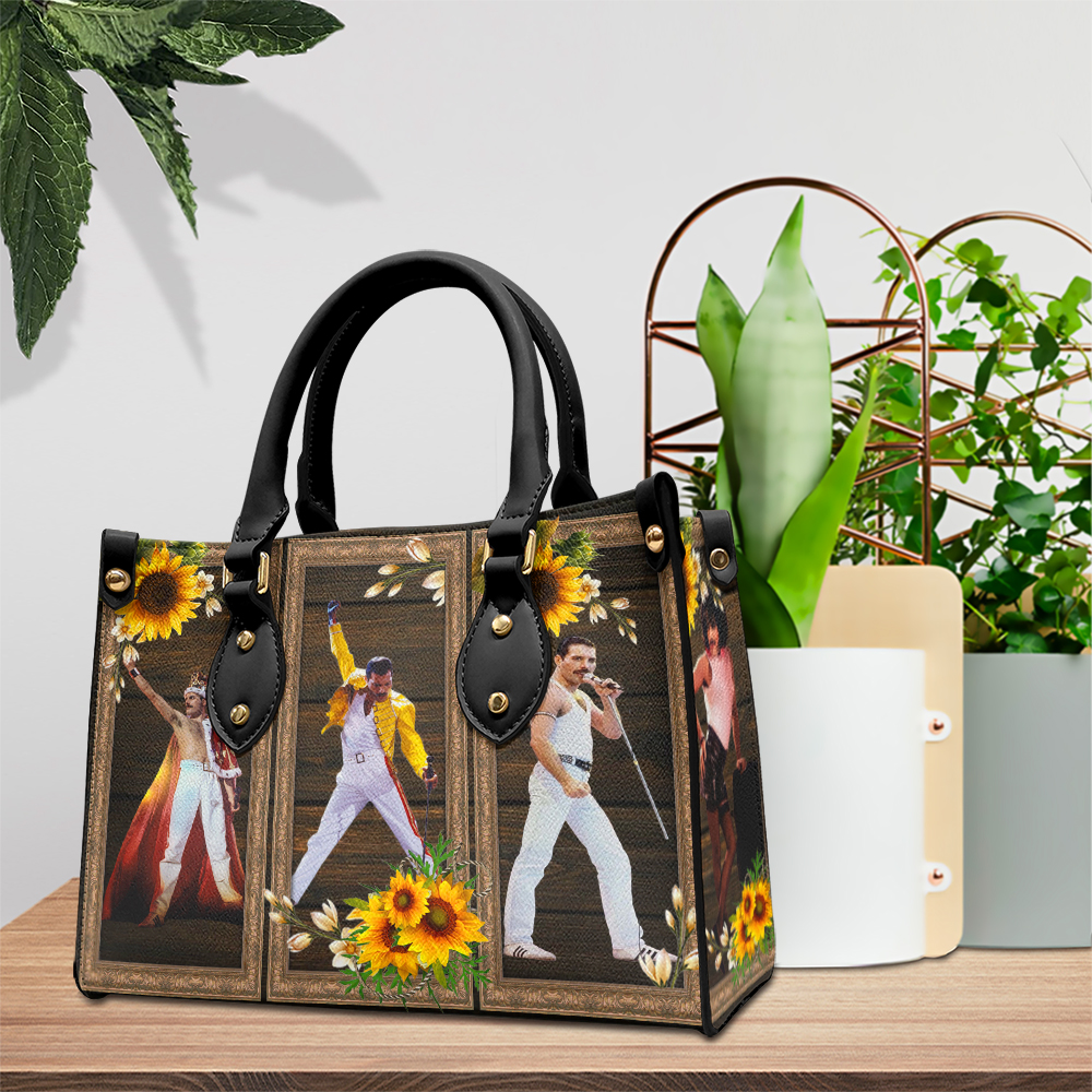 Freddie Mercury Music Personalized Style Leather Handbag