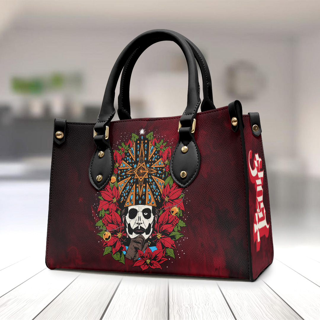 Ghost Music Personalized Style Leather Handbag