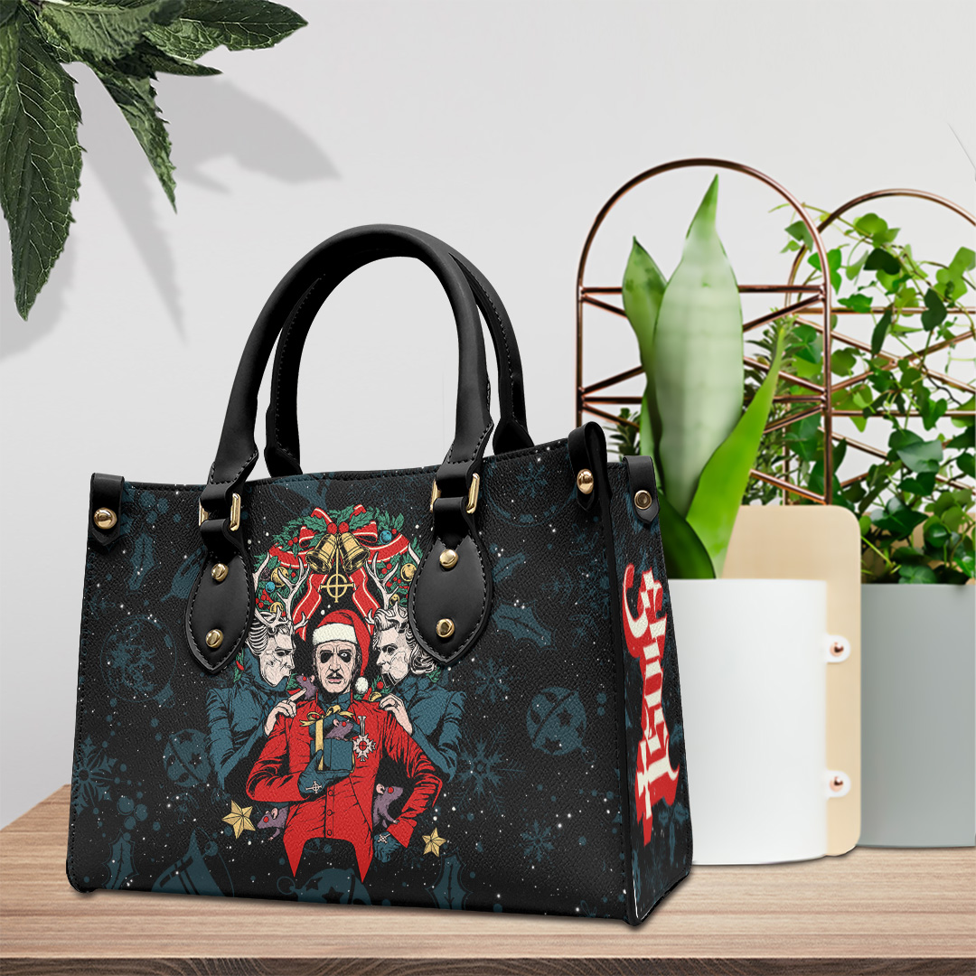 Ghost Music Personalized Style Leather Handbag
