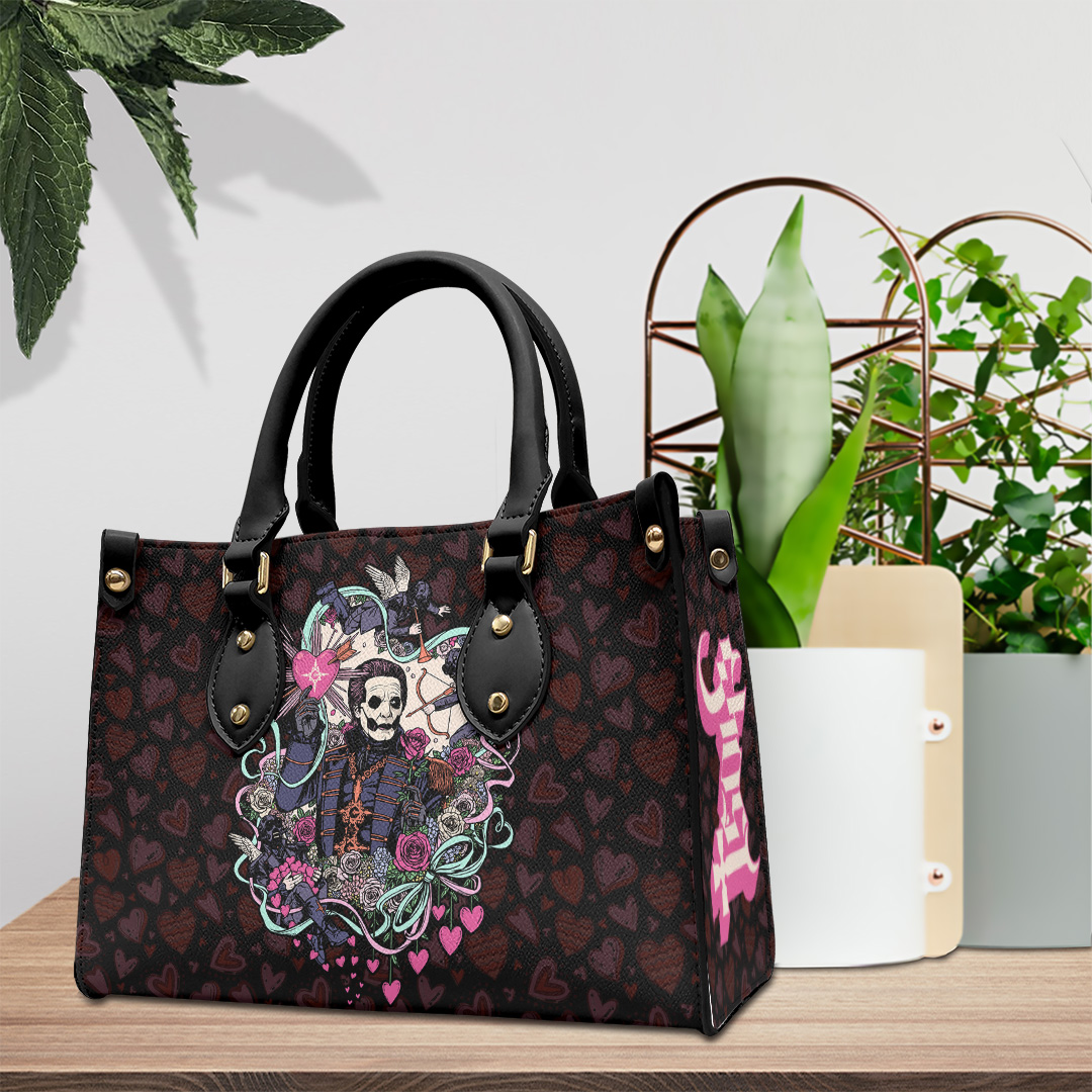 Ghost Music Personalized Style Leather Handbag